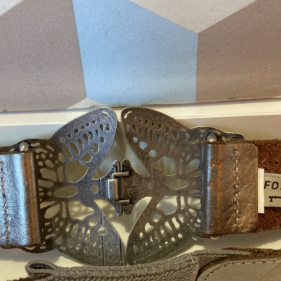 Vintage Fossil Butterfly Belt Modifed - Picture 6 of 9